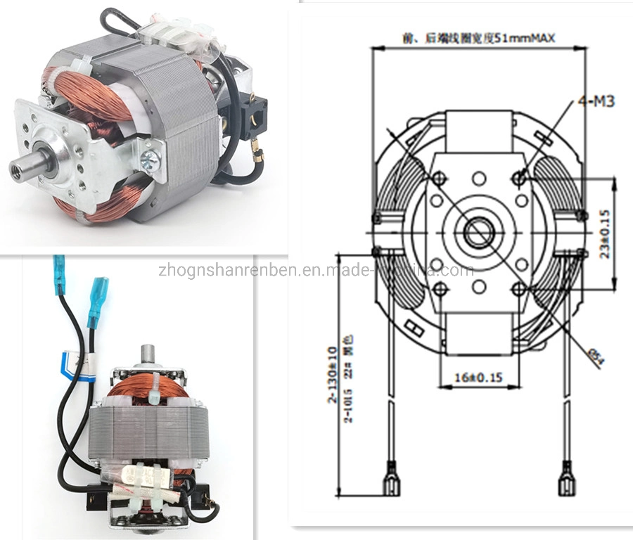 5420 110-240V Electrical AC Universal Motor for Small Home Appliance Mixer Blender Hair Dryer Grinder Chopper Could Be Customized