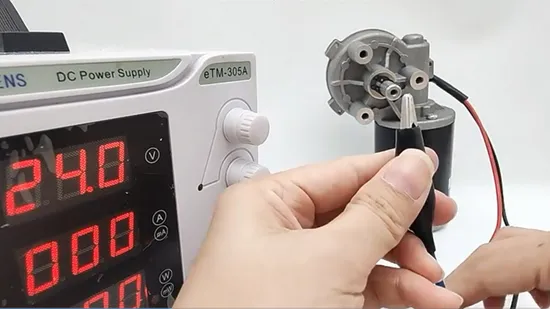 Низкоскоростной электродвигатель постоянного тока для гаражных ворот